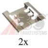 A.B.S. 1688Q Accessory Kit, disc brake pads